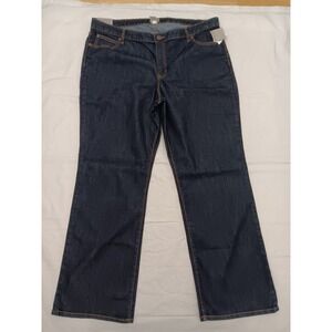 GAP Women Dark Wash Bootcut Jeans Size 20 35R New With Tags